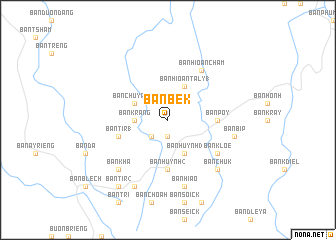 map of Ban Bek