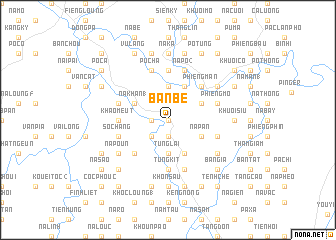 map of Bản Be