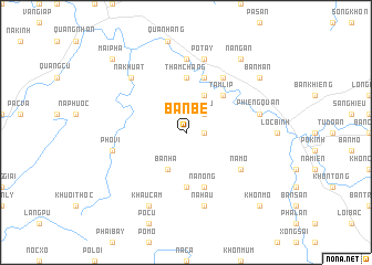 map of Bản Be