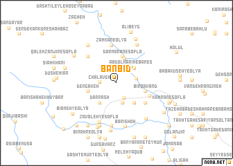 map of Bān Bīd
