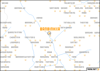 map of Bản Binh Xa