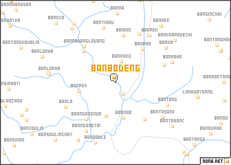 map of Ban Bodèng