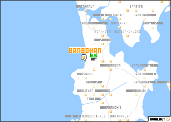 map of Ban Bo Han