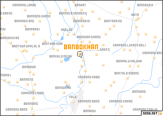 map of Ban Bo Khan