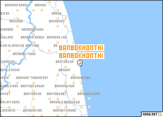map of Ban Bo Khonthi