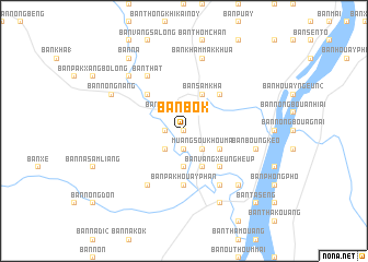 map of Ban Bôk