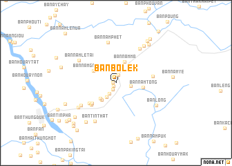 map of Ban Bolék