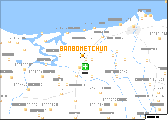 map of Ban Bo Met Chun