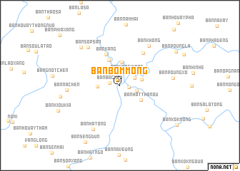 map of Ban Bommong