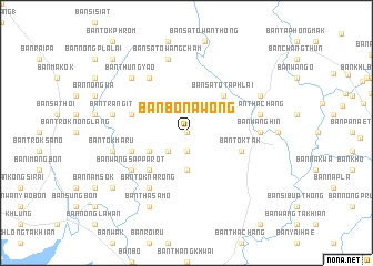 map of Ban Bo Na Wong