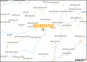 map of Ban Bông-Nua