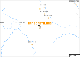 map of Ban Bong Ti Lang