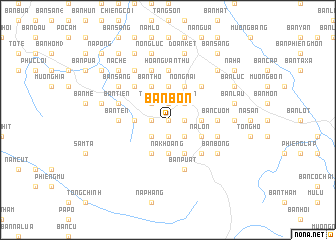 map of Bản Bón