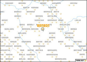 map of Bản Bon