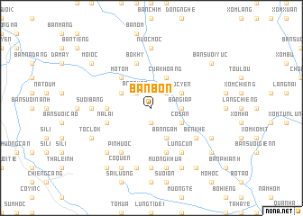 map of Bản Bon