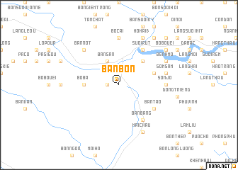 map of Bản Bon