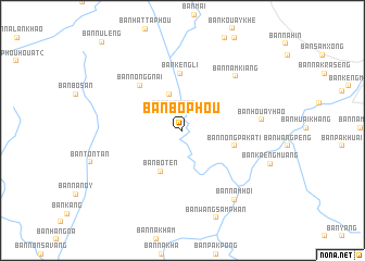 map of Ban Bophou