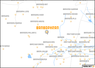 map of Ban Bo Phran