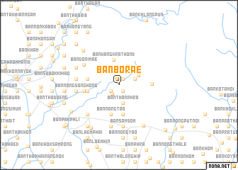 map of Ban Bo Rae