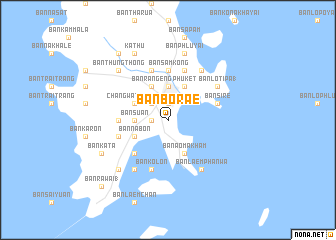 map of Ban Bo Rae