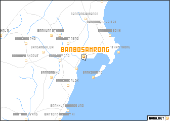 map of Ban Bo Samrong