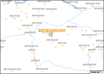 map of Ban Bouakvan