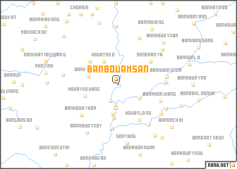 map of Ban Bouamsan