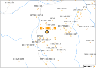 map of Ban Boum