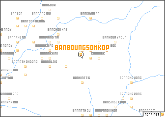 map of Ban Boungsômkôp