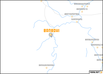 map of Ban Bo Wi