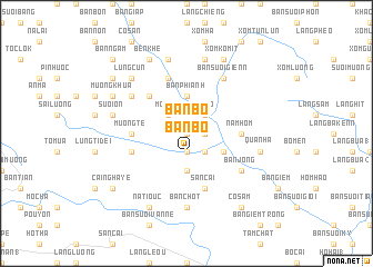 map of Bản Bò