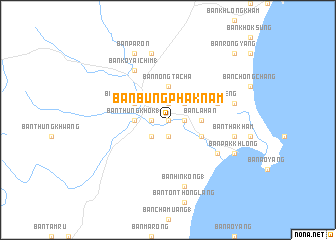 map of Ban Bung Phak Nam