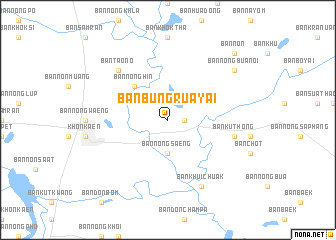 map of Ban Bung Rua Yai