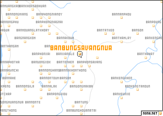 map of Ban Bungsavang Nua