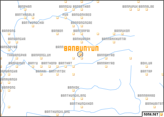 map of Ban Bun Yun