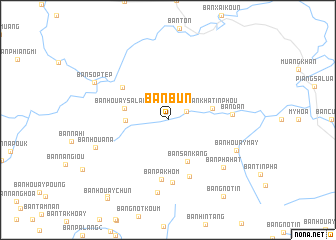 map of Ban Bun