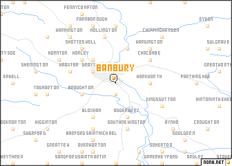 map of Banbury