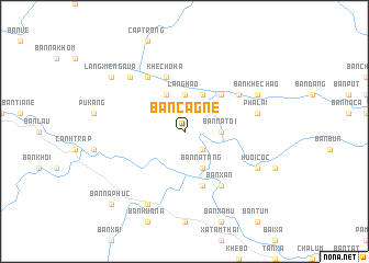 map of Bản Cagne