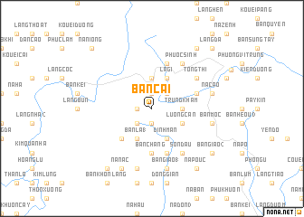 map of Bản Cải