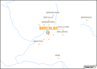 map of Bản Calan