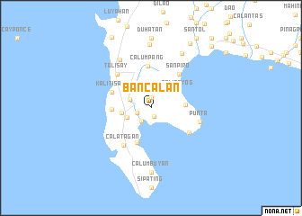 map of Bancalan