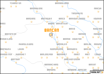 map of Bản Can