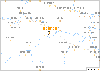 map of Bản Can