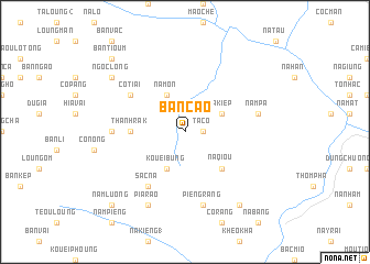 map of Bản Cao