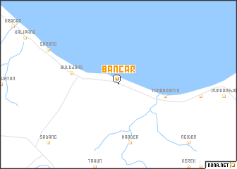 map of Bancar