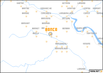 map of Bản Ca