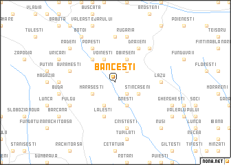 map of Bănceşti