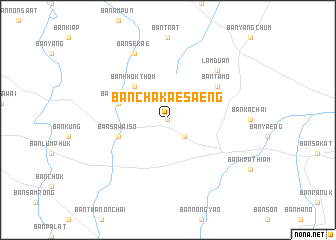 map of Ban Chakae Saeng