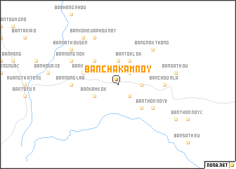 map of Ban Chakam Noy