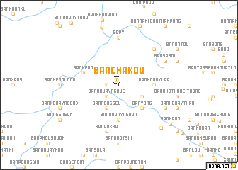map of Ban Cha Kou